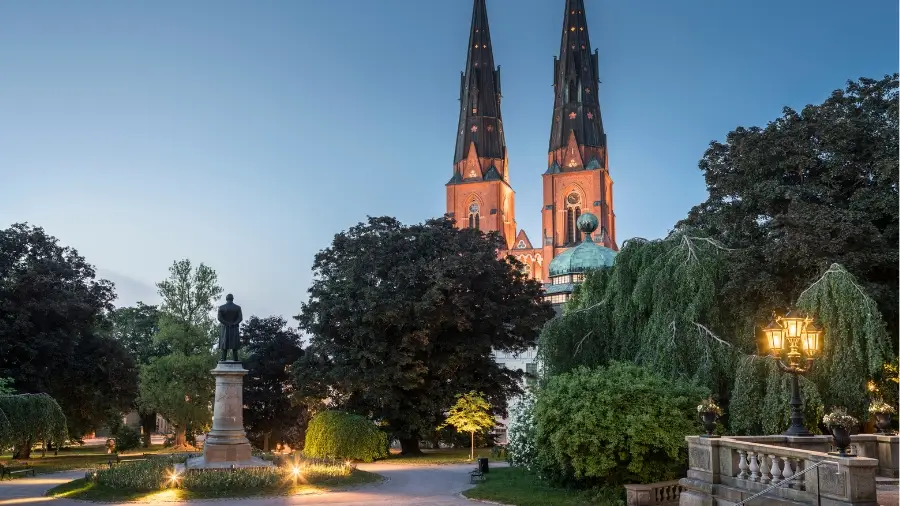 Domkyrkan en sommarkväll