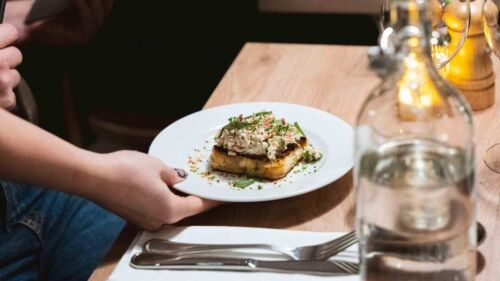 Brunch toast på Bonté