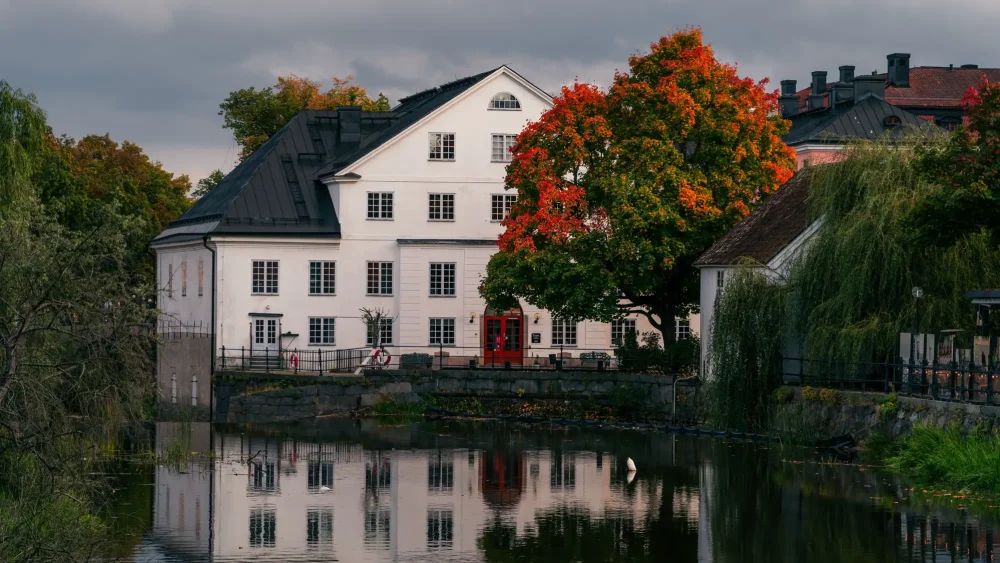Fasaden på Upplandsmuseet