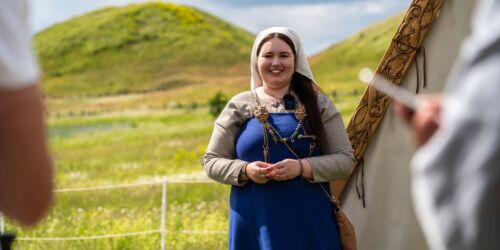 Viking vid Gamla Uppsala museum