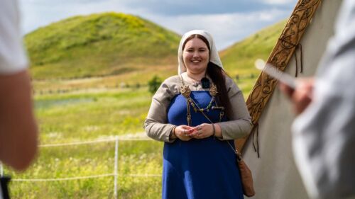 Viking vid Gamla Uppsala museum