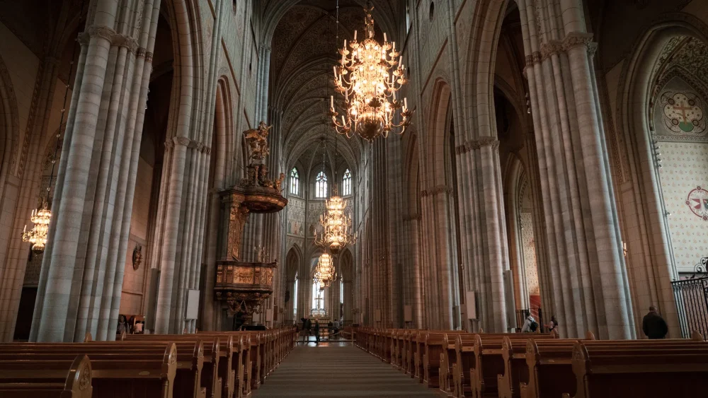 Interiör i Uppsala domkyrka