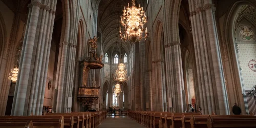 Interiör i Uppsala domkyrka