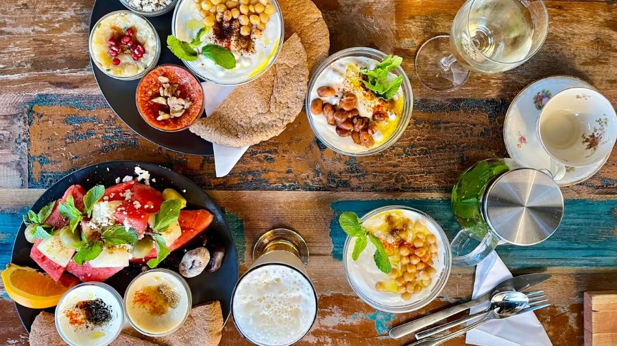 Brunch på Jorden är blå som en apelsin