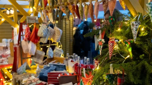 Bod på julmarknad