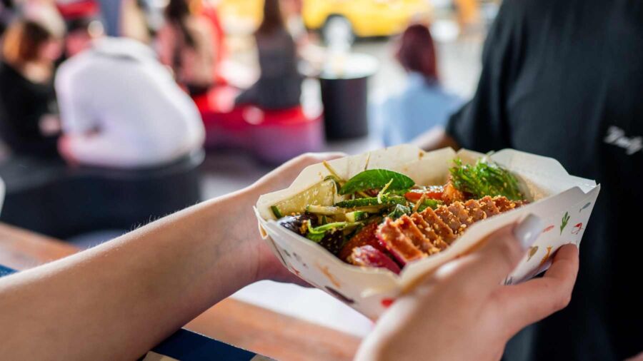 Mat från en food truck