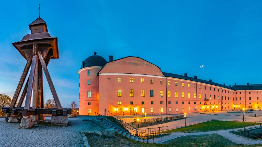Fasad på Uppsala slott