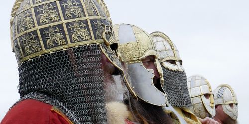 Vikings - Photo by Lindsay Kerr with thanks to the Wulfheodenas group