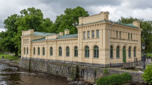 Fasad på pumphuset