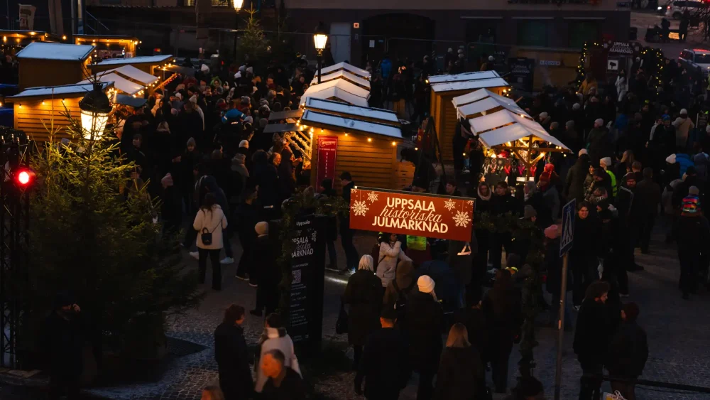 Bild på julmarknad