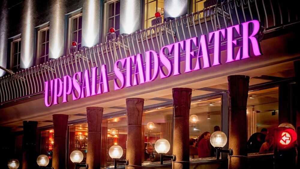 Fasaden på Uppsala stadsteater