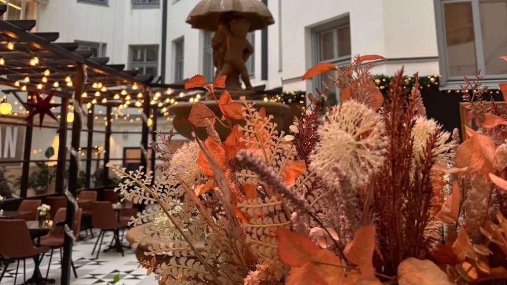 Miljö på caféet Celestelle