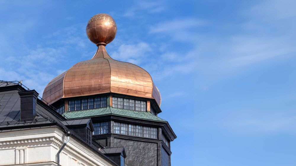 Kupolen på Gustavianum i Uppsala