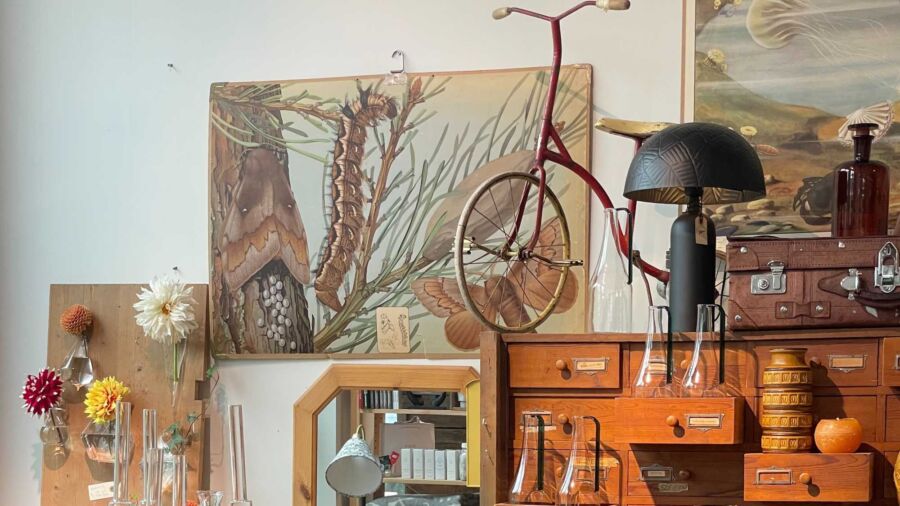 Inredning i butiken Kvarteret