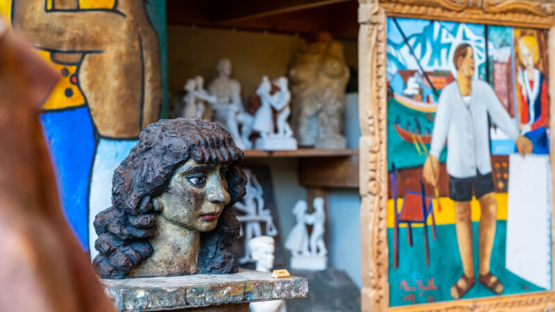 Konstutställning på Bror Hjorts Hus i Uppsala