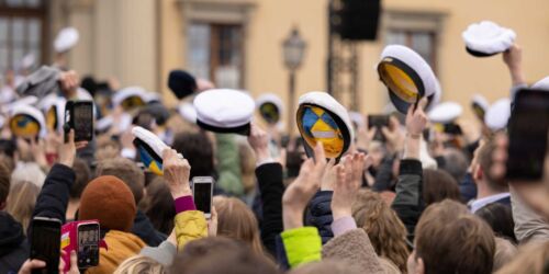 Studenter i Carolinabacken