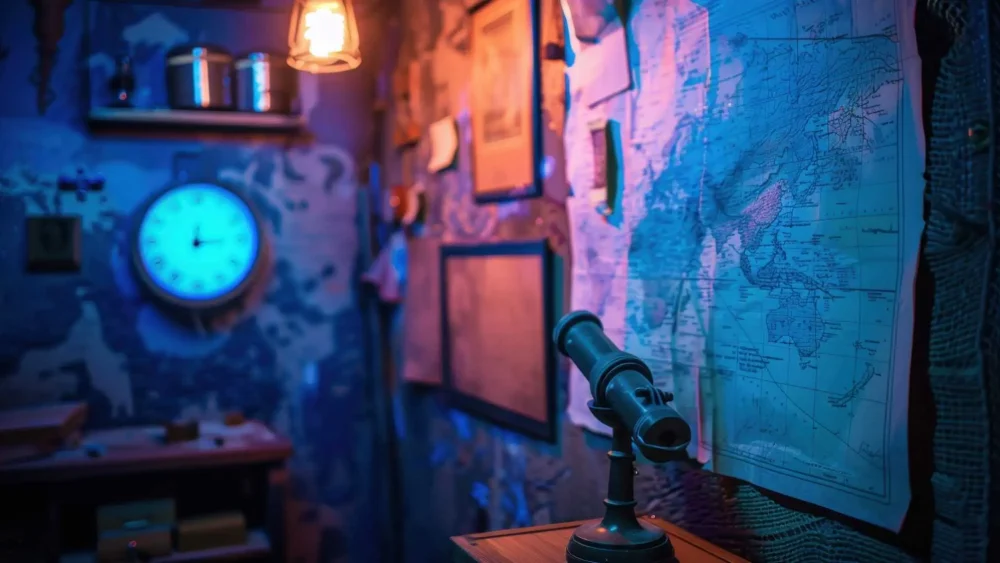 Personer i ett escape room