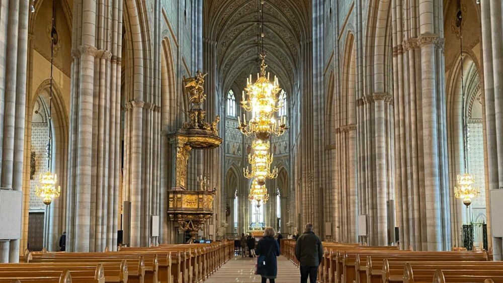 Interiören i Uppsala Domkyrka