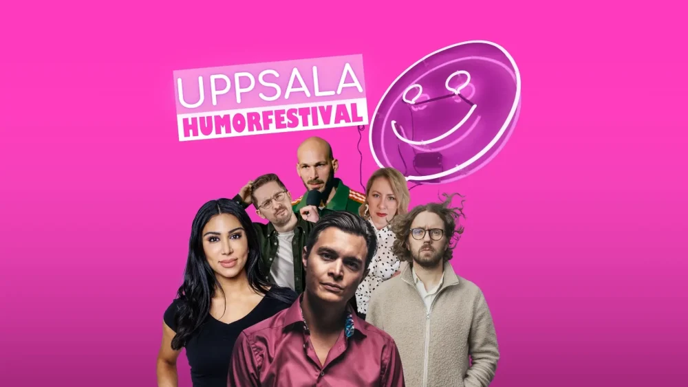 Affisch för Uppsala hunmorfestival