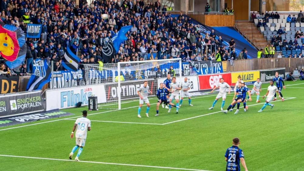 Fotbollsmatch på Studenternas IP