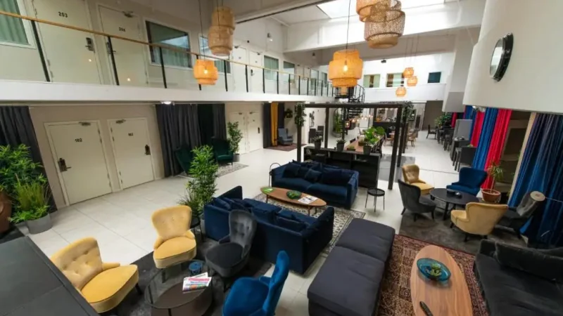 Lobbyområdet på Hotell Kvarntprget