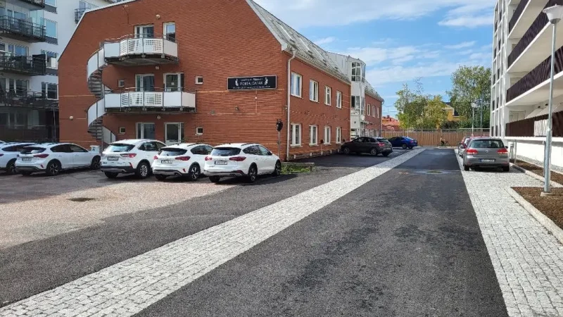 Fasaden på vandrarhemmet