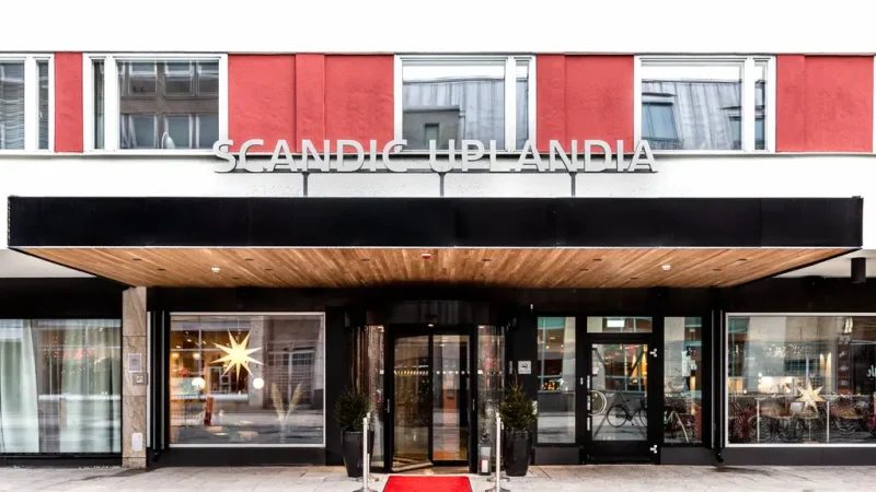 Fasaden på Scandic Uplandia