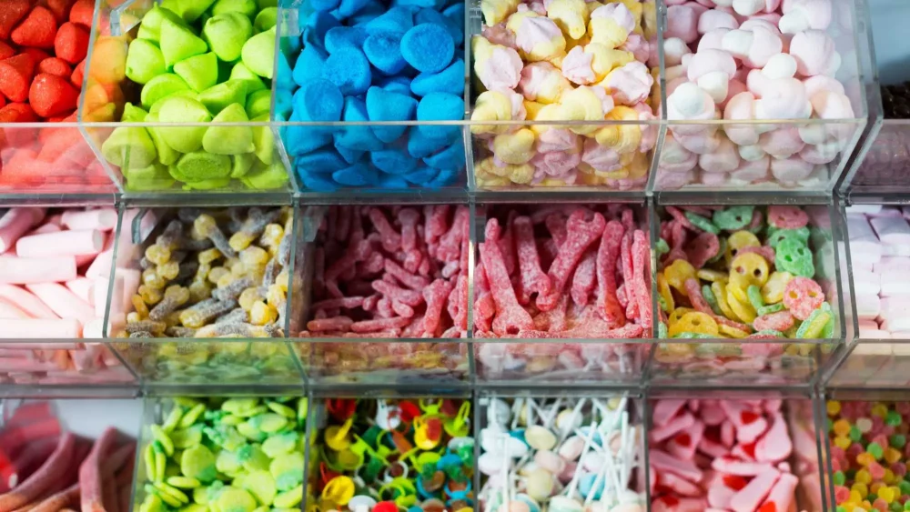 Plockgodis i en butik