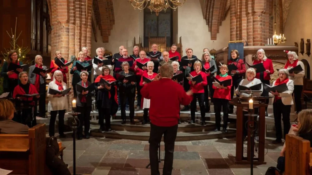 En baroque jul-sing-along, kören