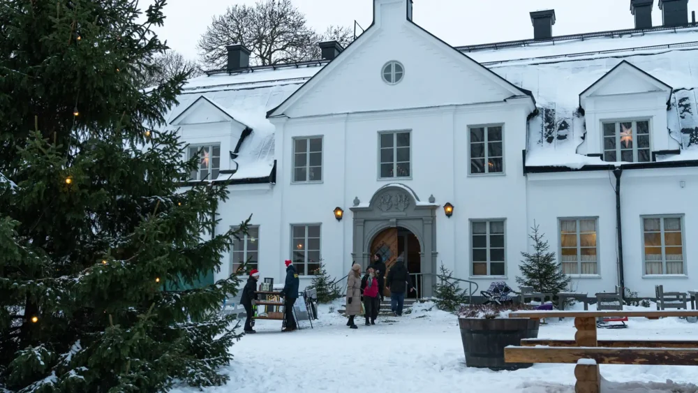 Julmarknad på hammarskogs herrgård