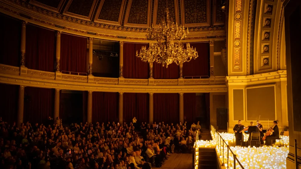 Universitets aula under Candlelight concert