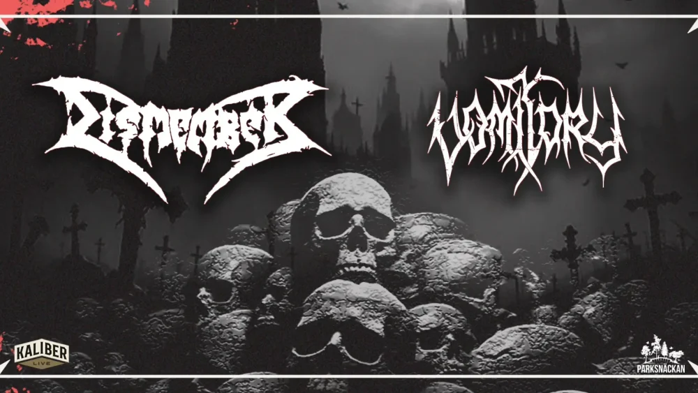 Poster för en metalkonsert