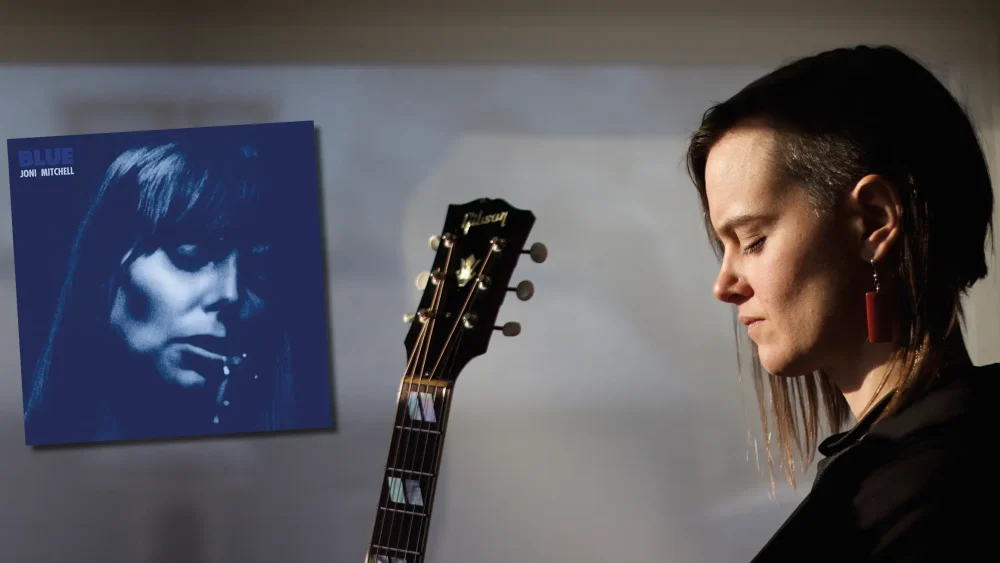 Poster med Joni Mitchell