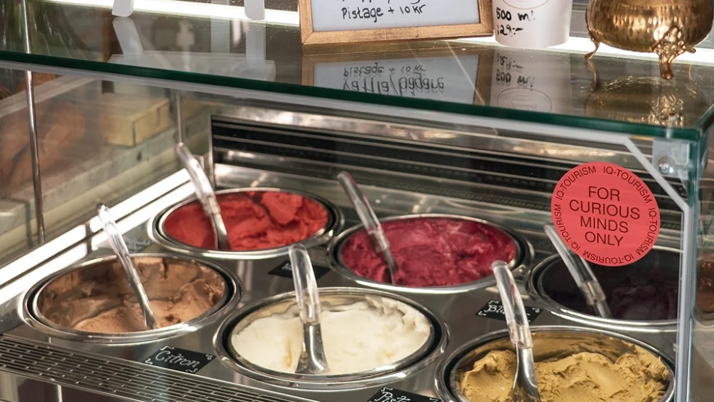 Bild på gelatobunkar