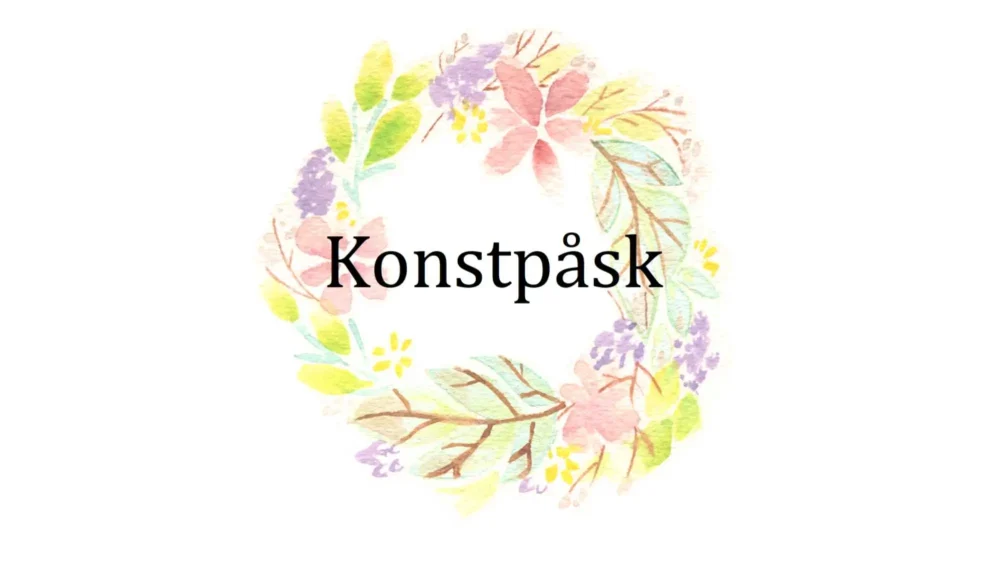 Logotyp för evenemanget konstpåsk