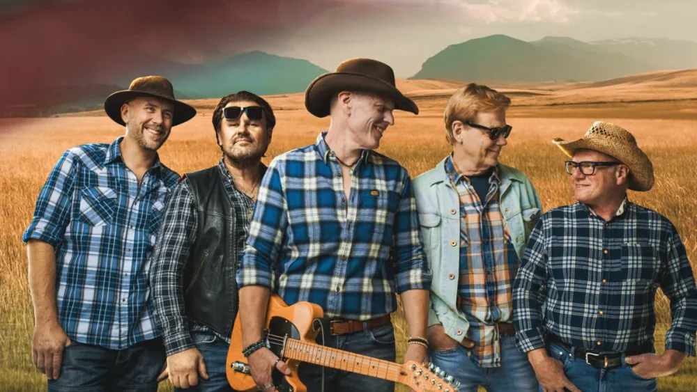Bild på ett countryband