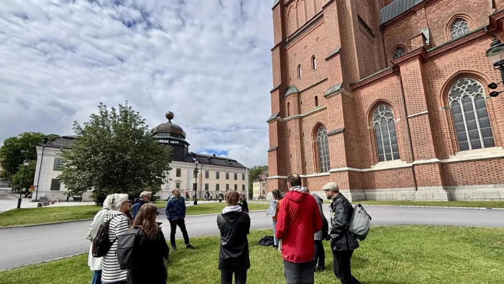 Personer på stadsvandring
