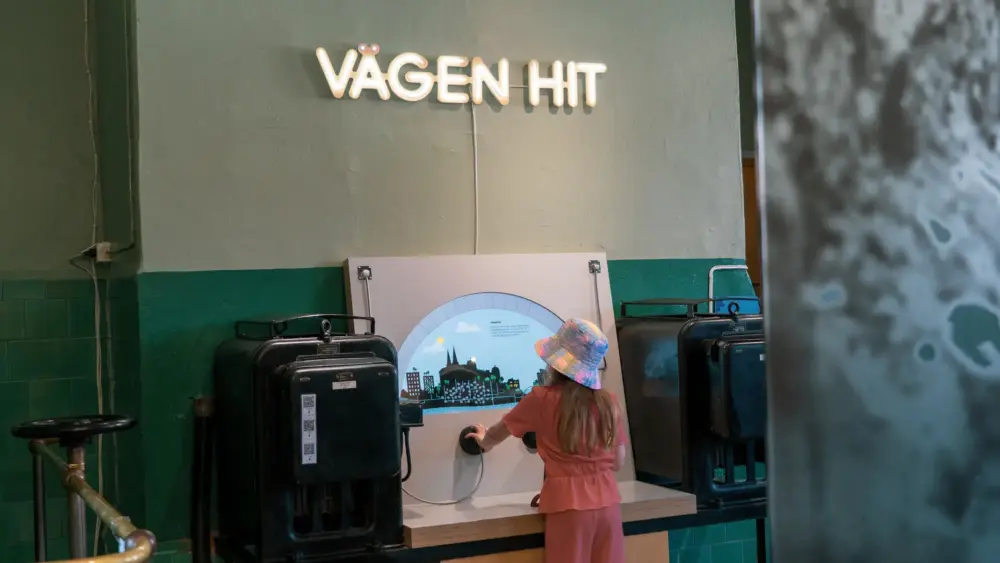 Utställning på museet Pumphuset
