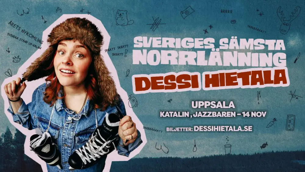 Komikern Dessi Hietala