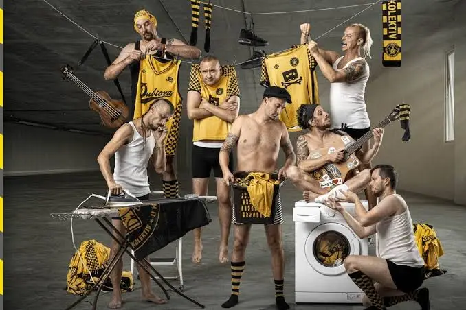 Band som spelar musik