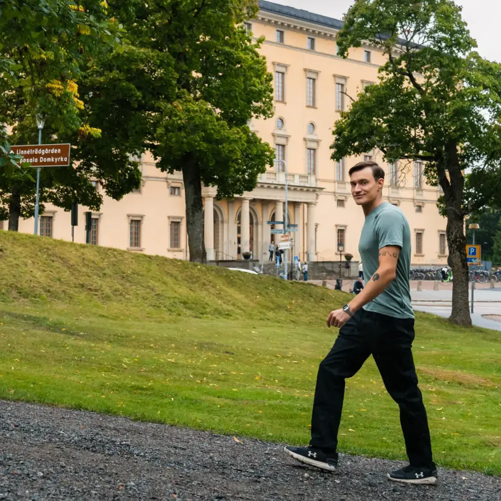 Henrik Borg i slottsbacken