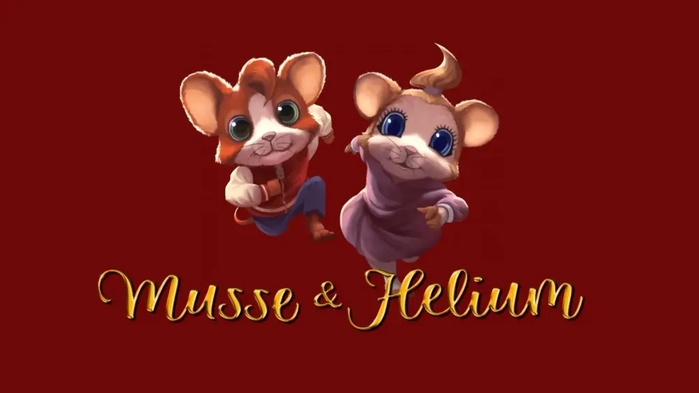 Barnbokskaraktärerna Musse & Helium